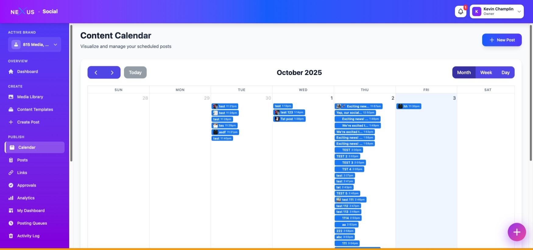Content Calendar